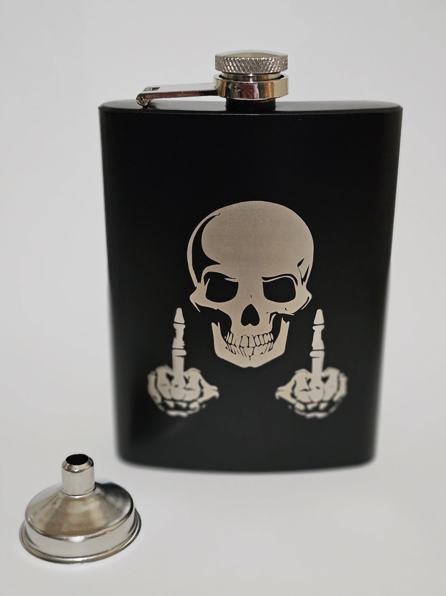 Personalized Stainless Steel Drinking Flask 8oz - Many Great Options to Choose From