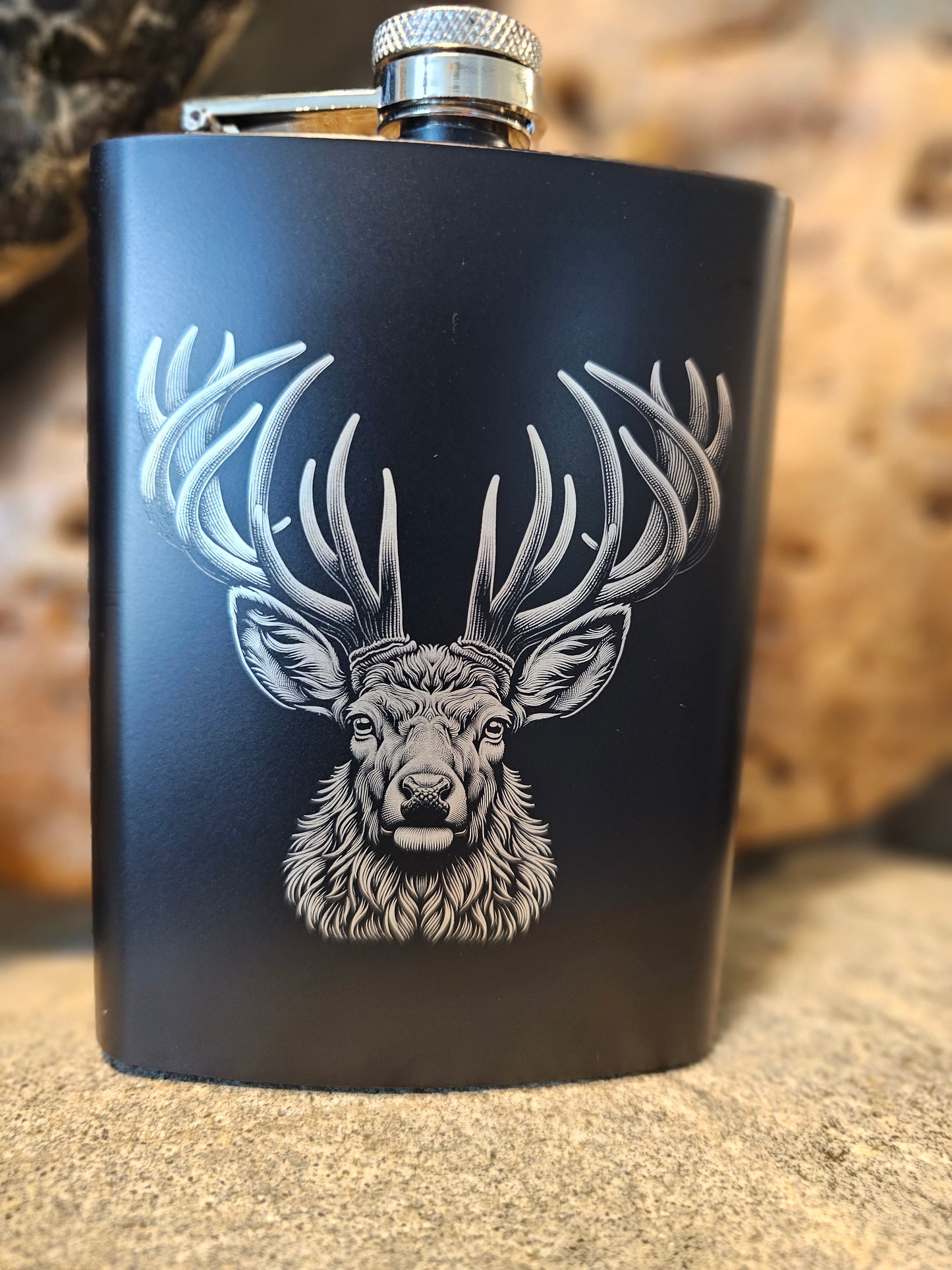 Personalized Stainless Steel Drinking Flask 8oz - Many Great Options to Choose From