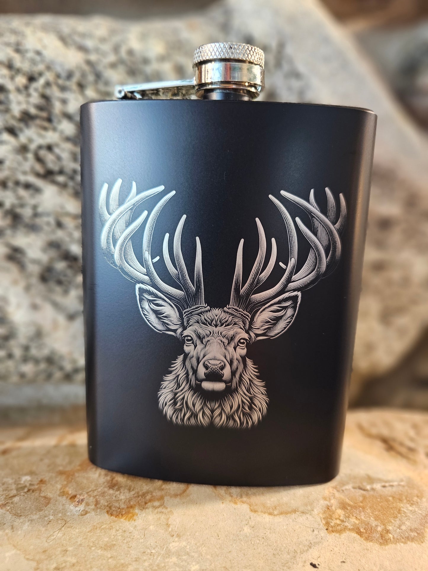 Personalized Stainless Steel Drinking Flask 8oz - Many Great Options to Choose From