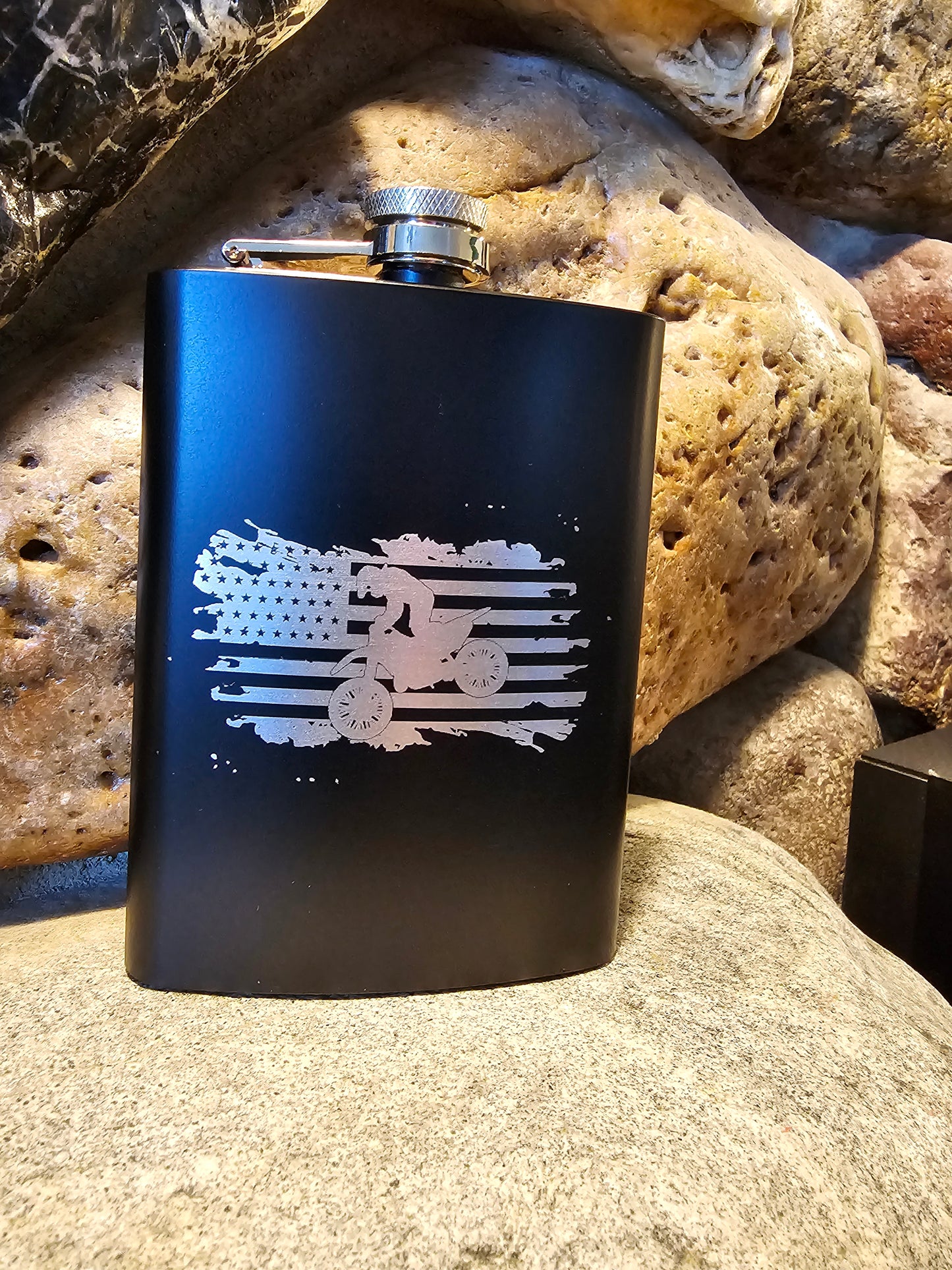 Personalized Stainless Steel Drinking Flask 8oz - Many Great Options to Choose From