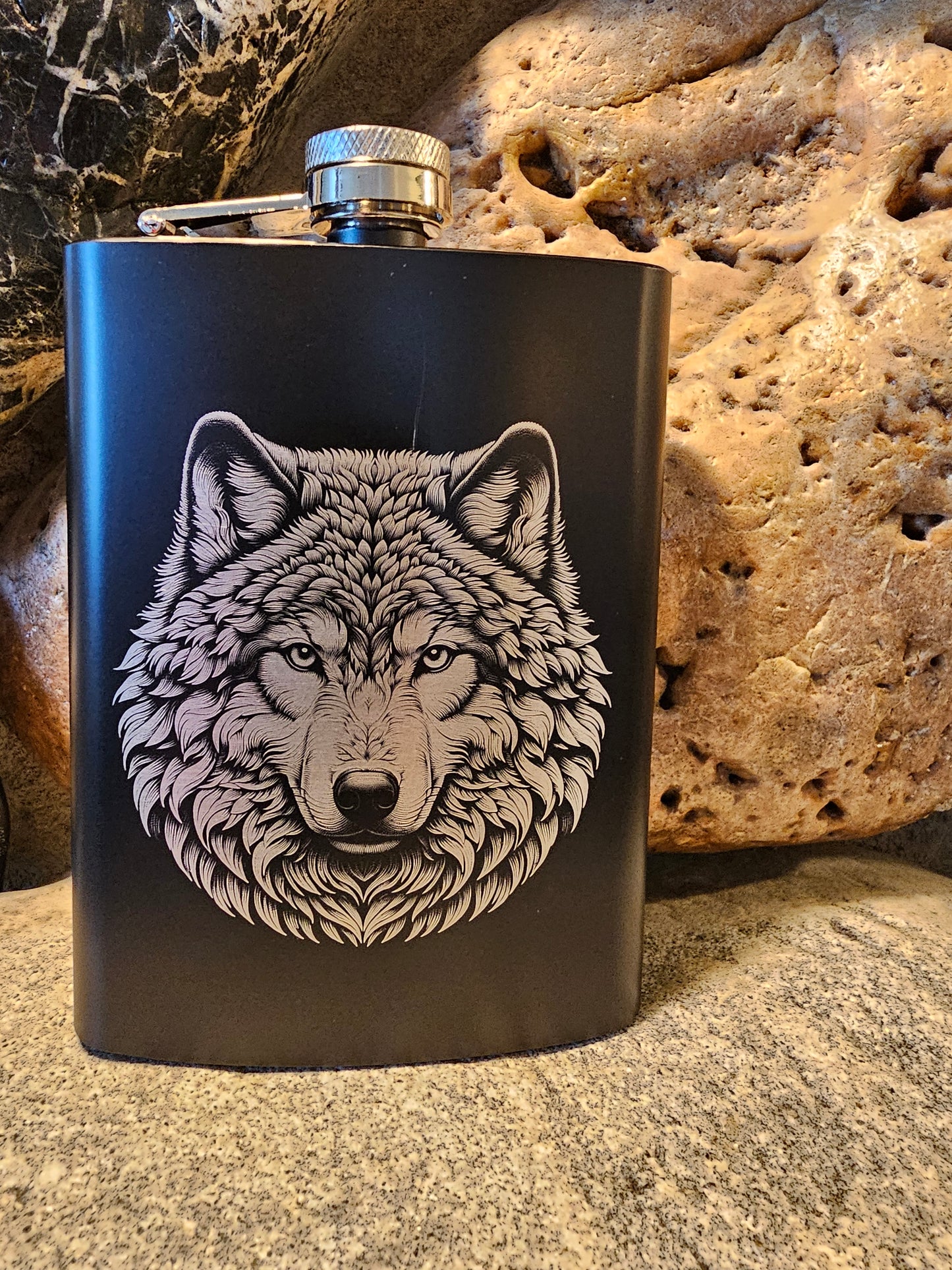 Personalized Stainless Steel Drinking Flask 8oz - Many Great Options to Choose From