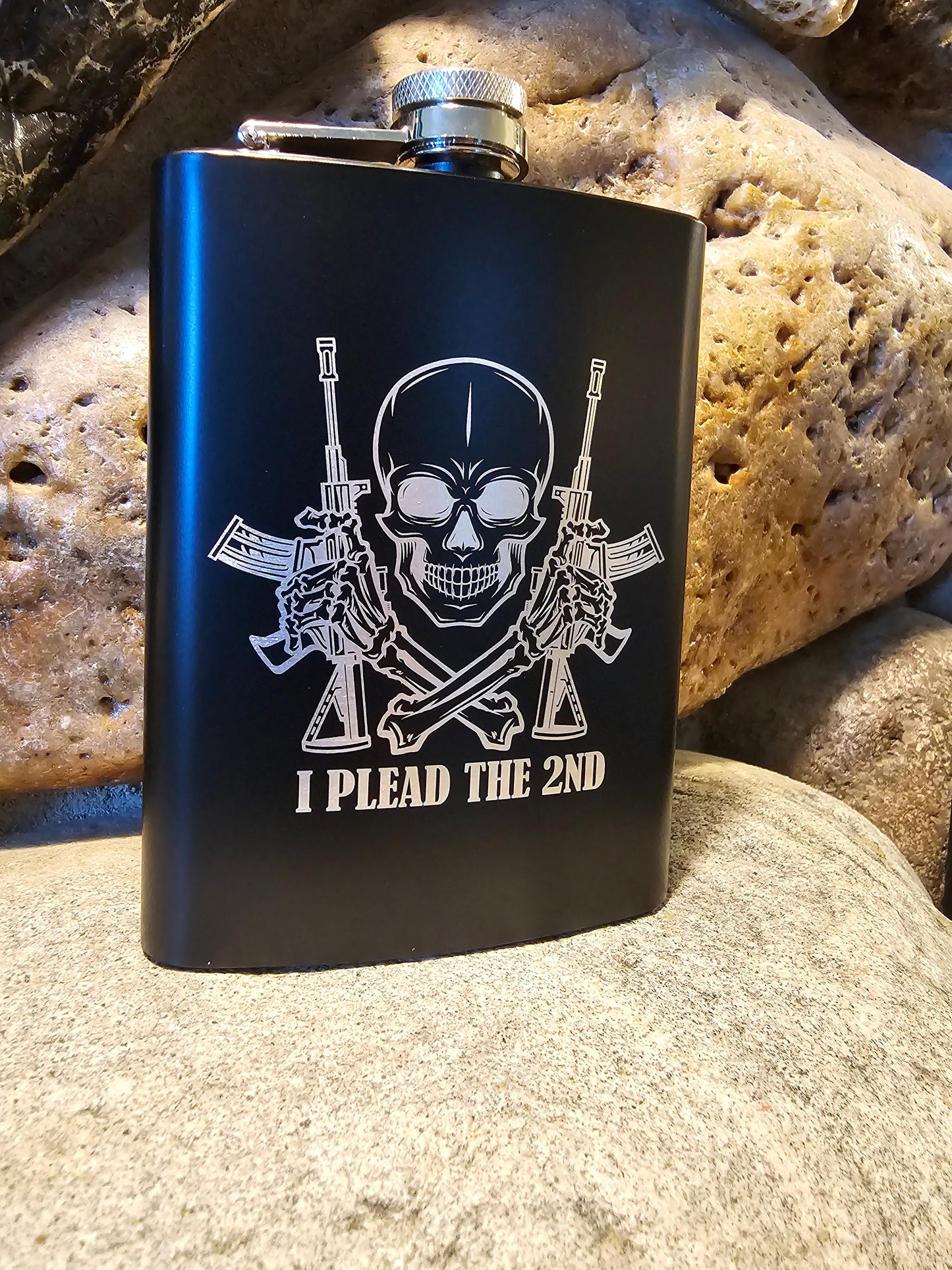 Personalized Stainless Steel Drinking Flask 8oz - Many Great Options to Choose From