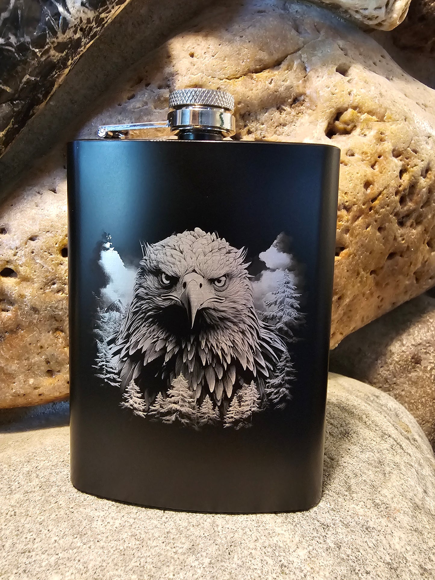 Personalized Stainless Steel Drinking Flask 8oz - Many Great Options to Choose From