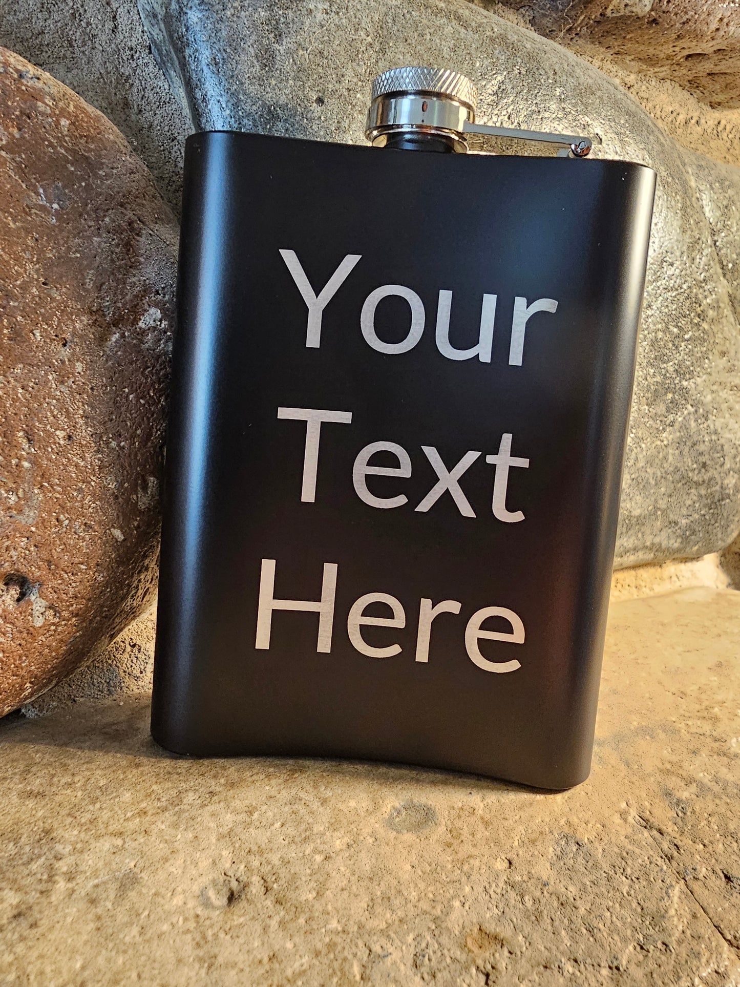 Personalized Stainless Steel Drinking Flask 8oz - Many Great Options to Choose From