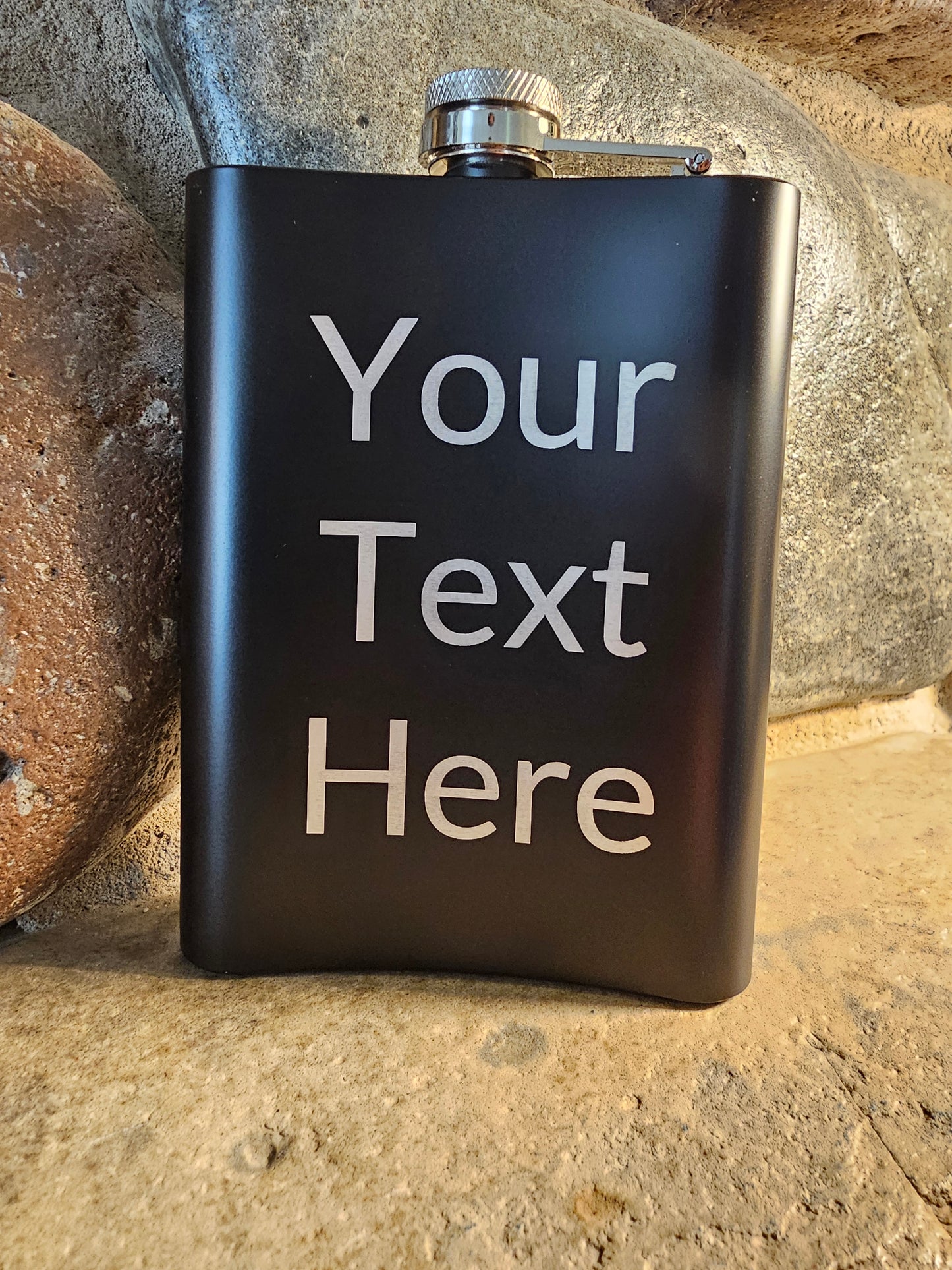 Personalized Stainless Steel Drinking Flask 8oz - Many Great Options to Choose From