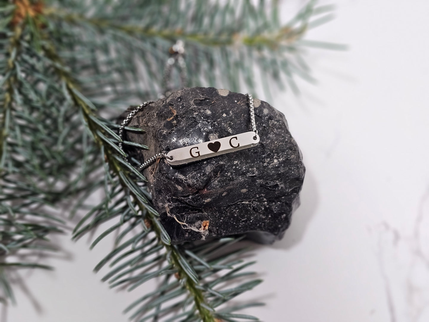 Adjustable Bracelets with Engravable Stainless Steel Tags