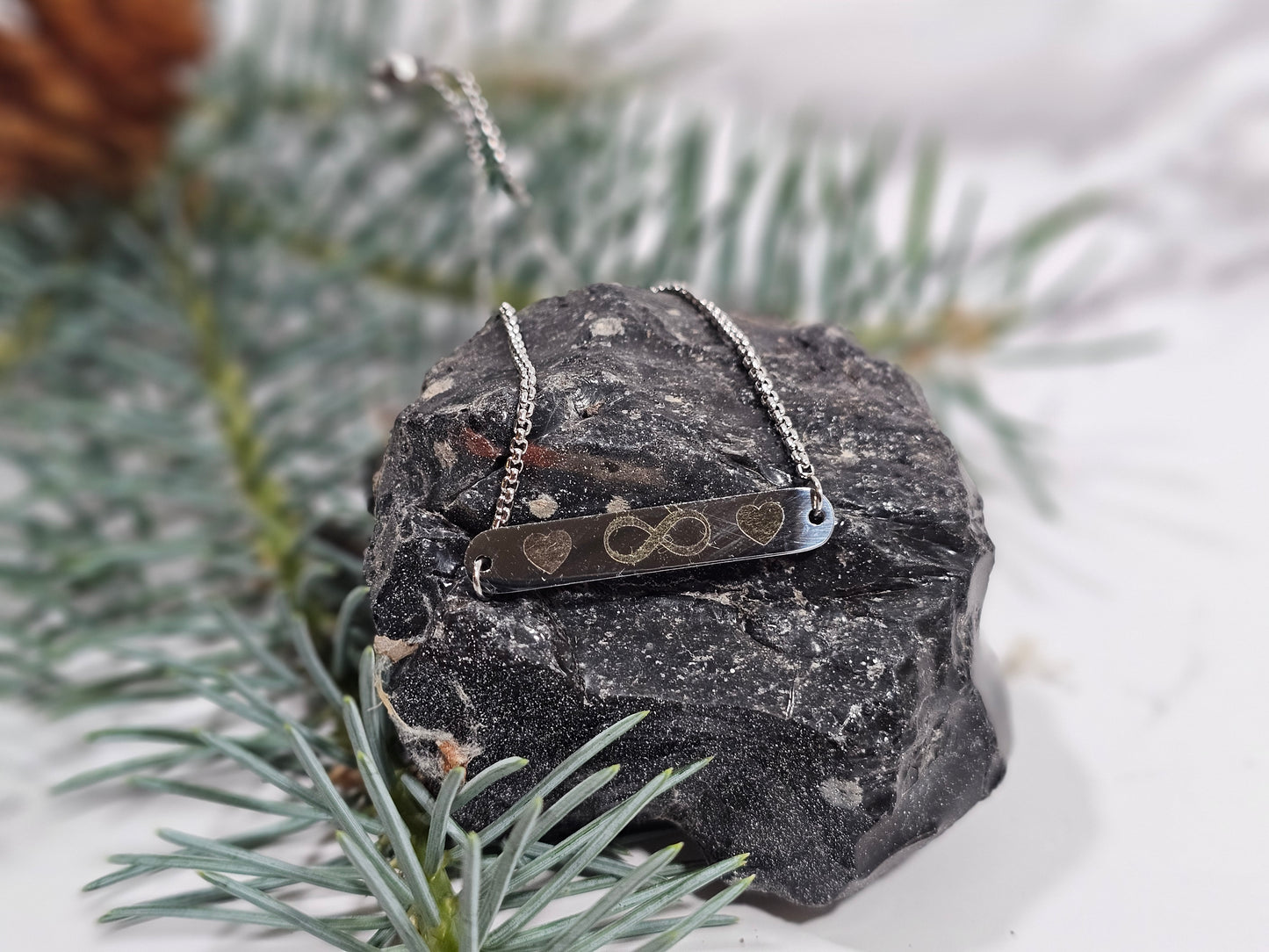 Adjustable Bracelets with Engravable Stainless Steel Tags