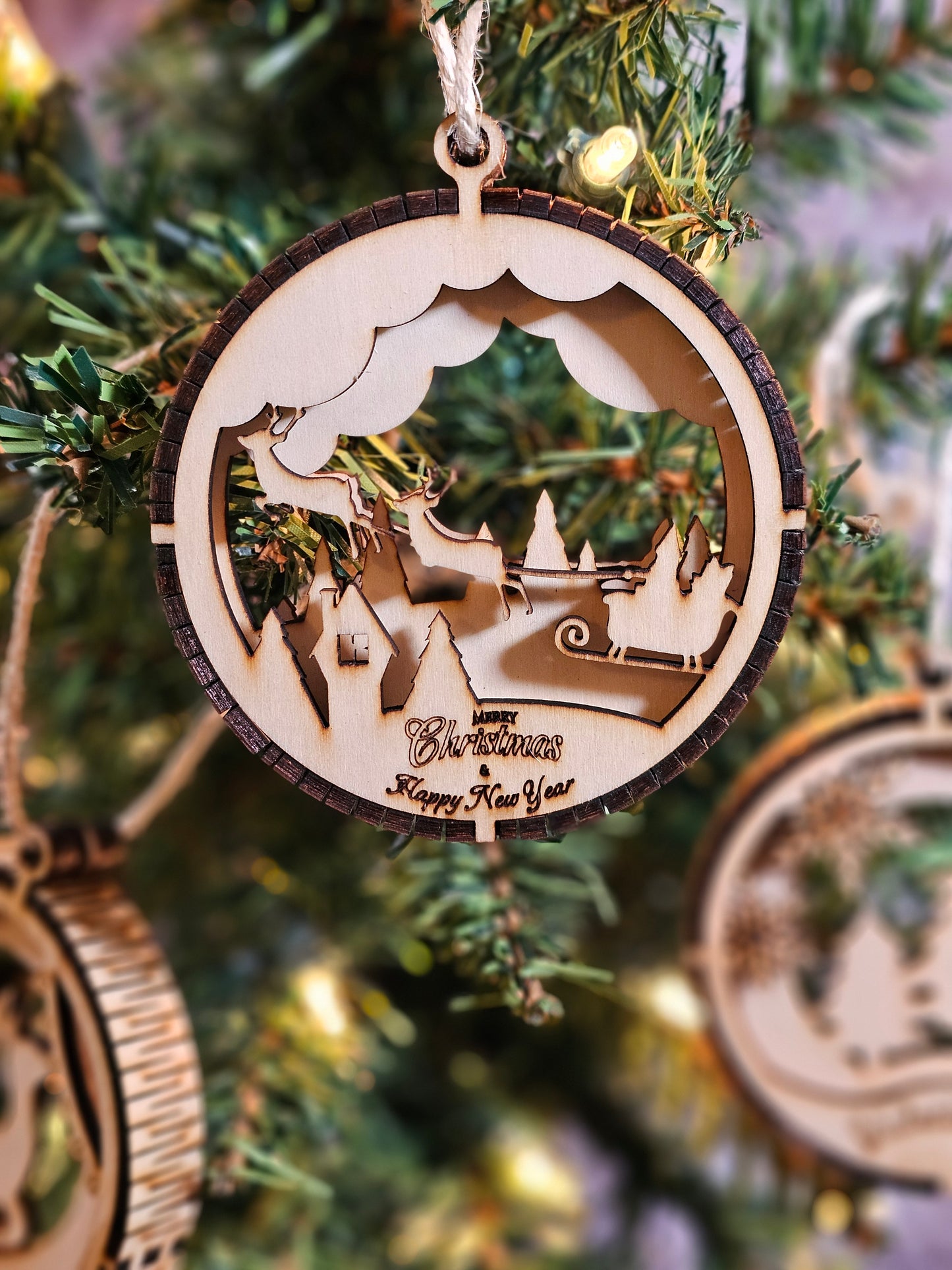 3D Ornaments - Several Fun Designs to Choose From - 3 Layers