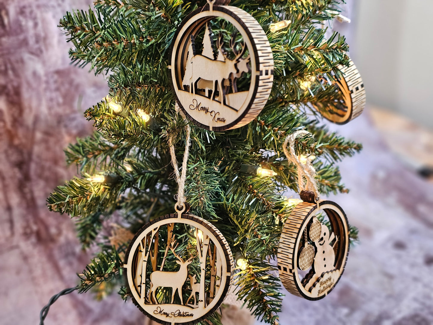 3D Ornaments - Several Fun Designs to Choose From - 3 Layers