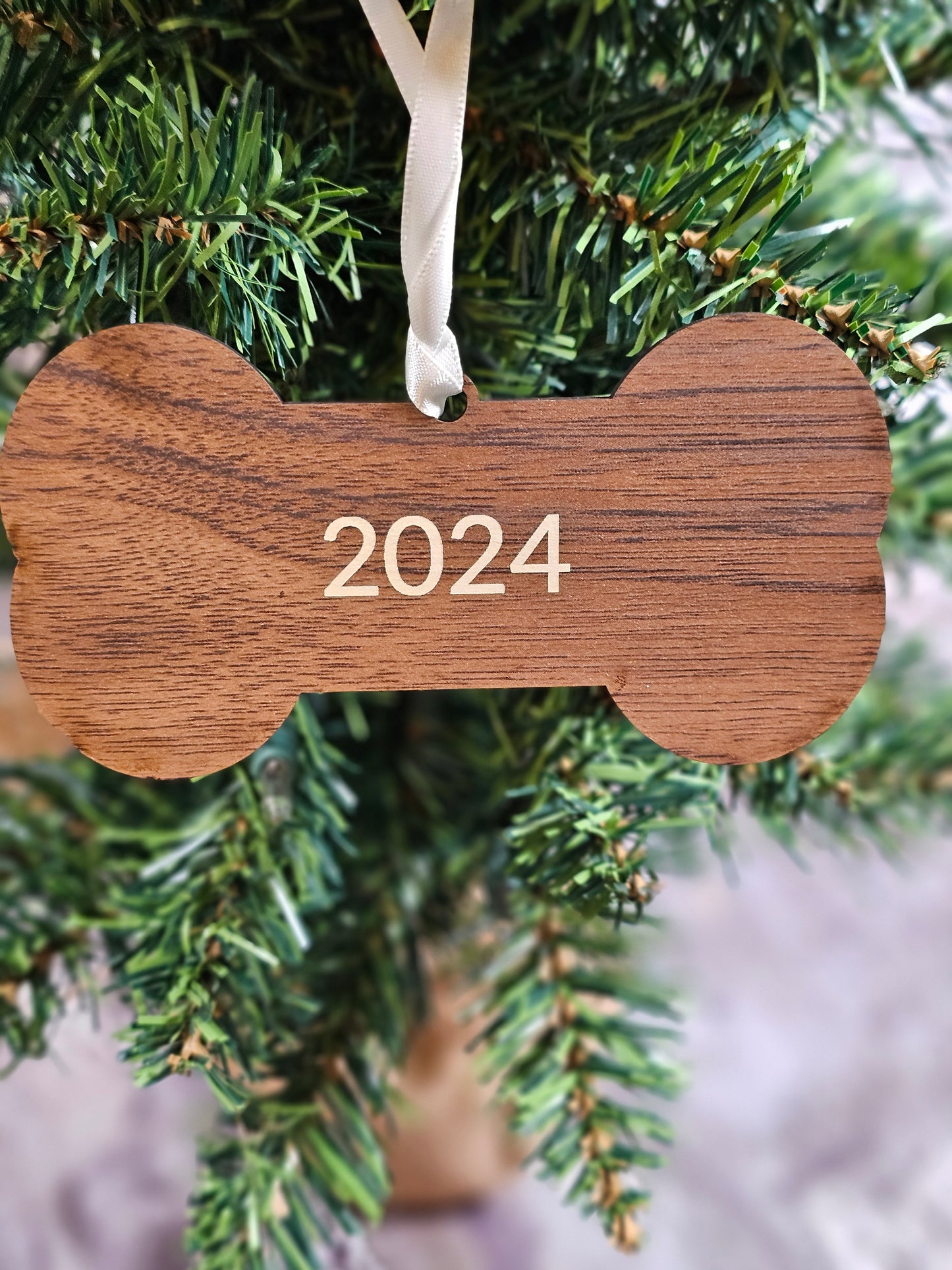 Personalized Wooden Dog and Cat Ornaments