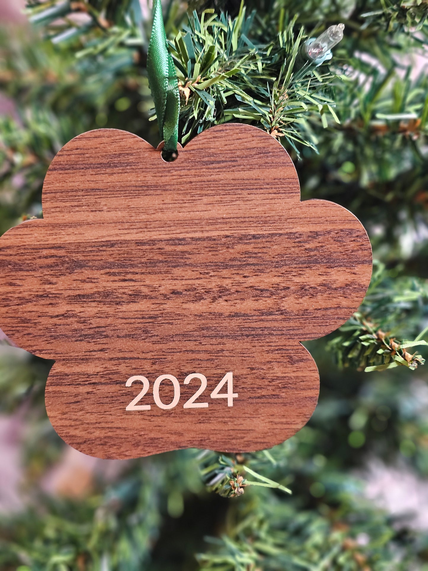 Personalized Wooden Dog and Cat Ornaments
