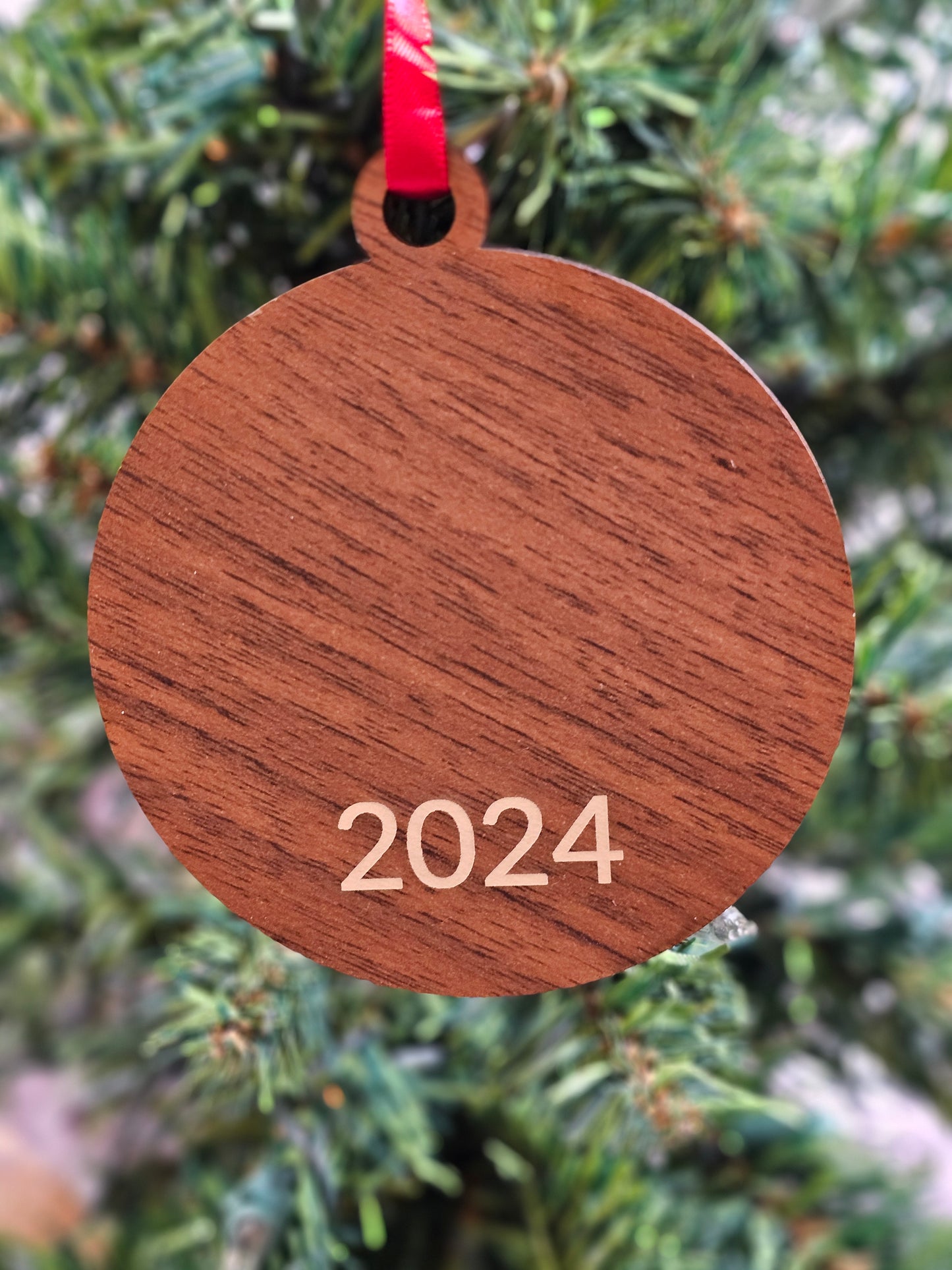 Personalized Wooden State Ornaments