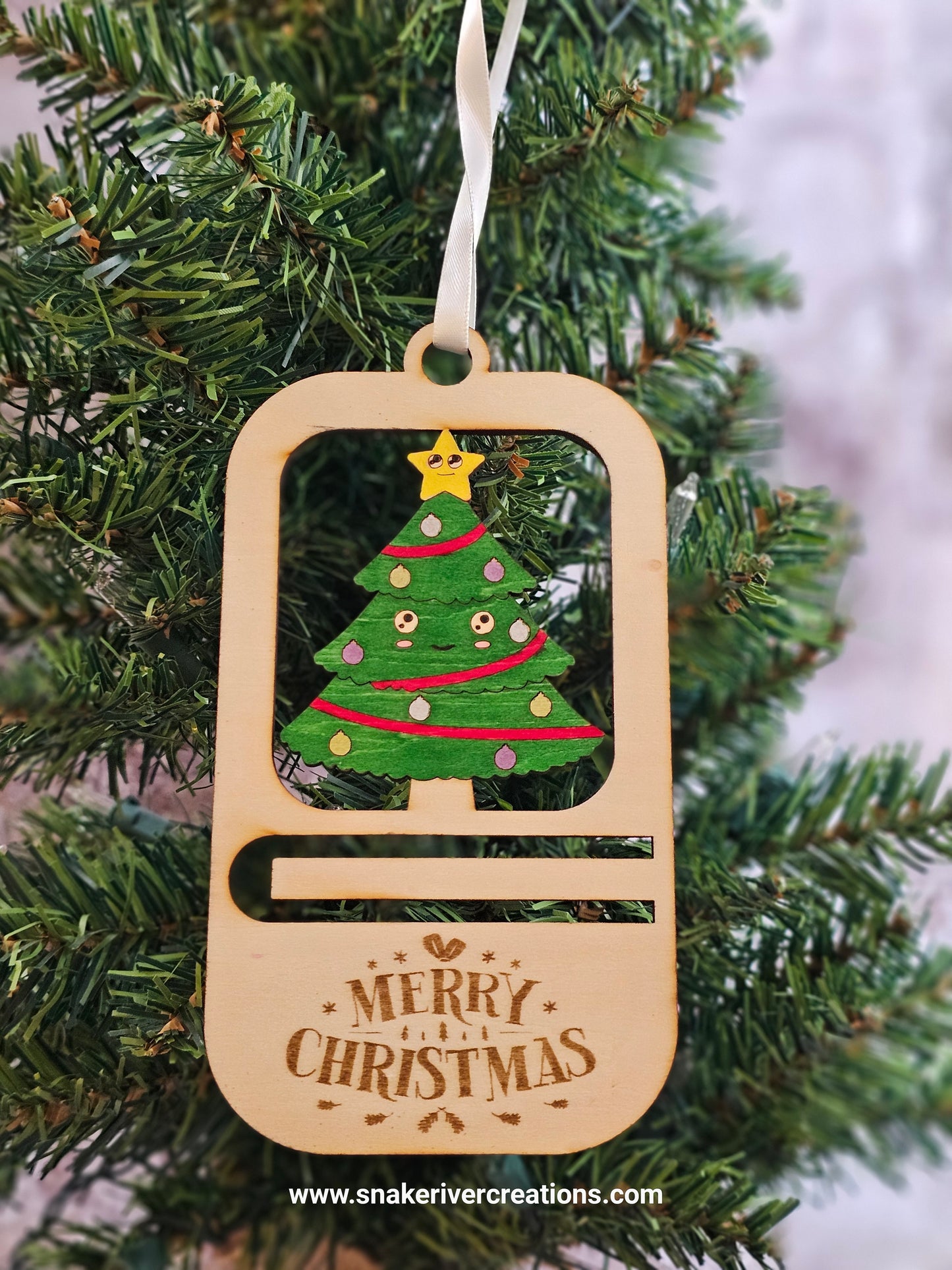 Money Holder Ornaments - Tree, Snowman, Reindeer
