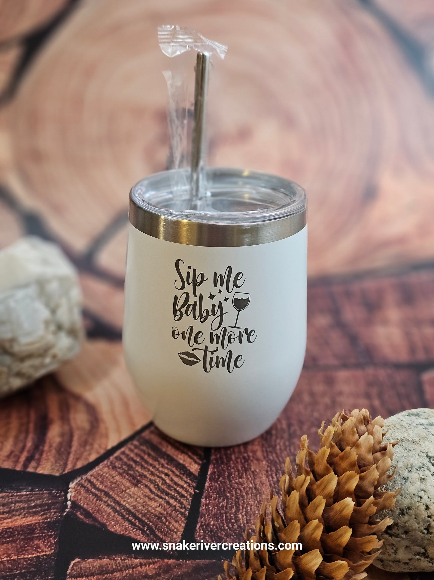 Personalized 12oz Wine Tumblers - For the Wine Lover in Your Life - Or You.