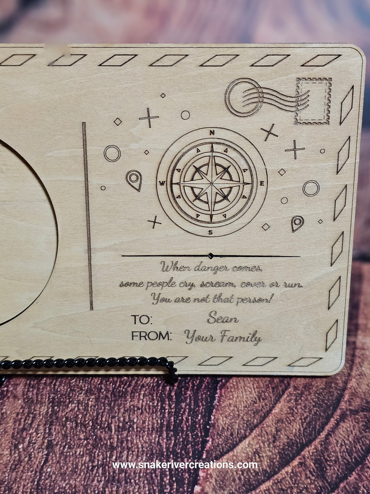 Personalized Wooden First Responder Ornaments