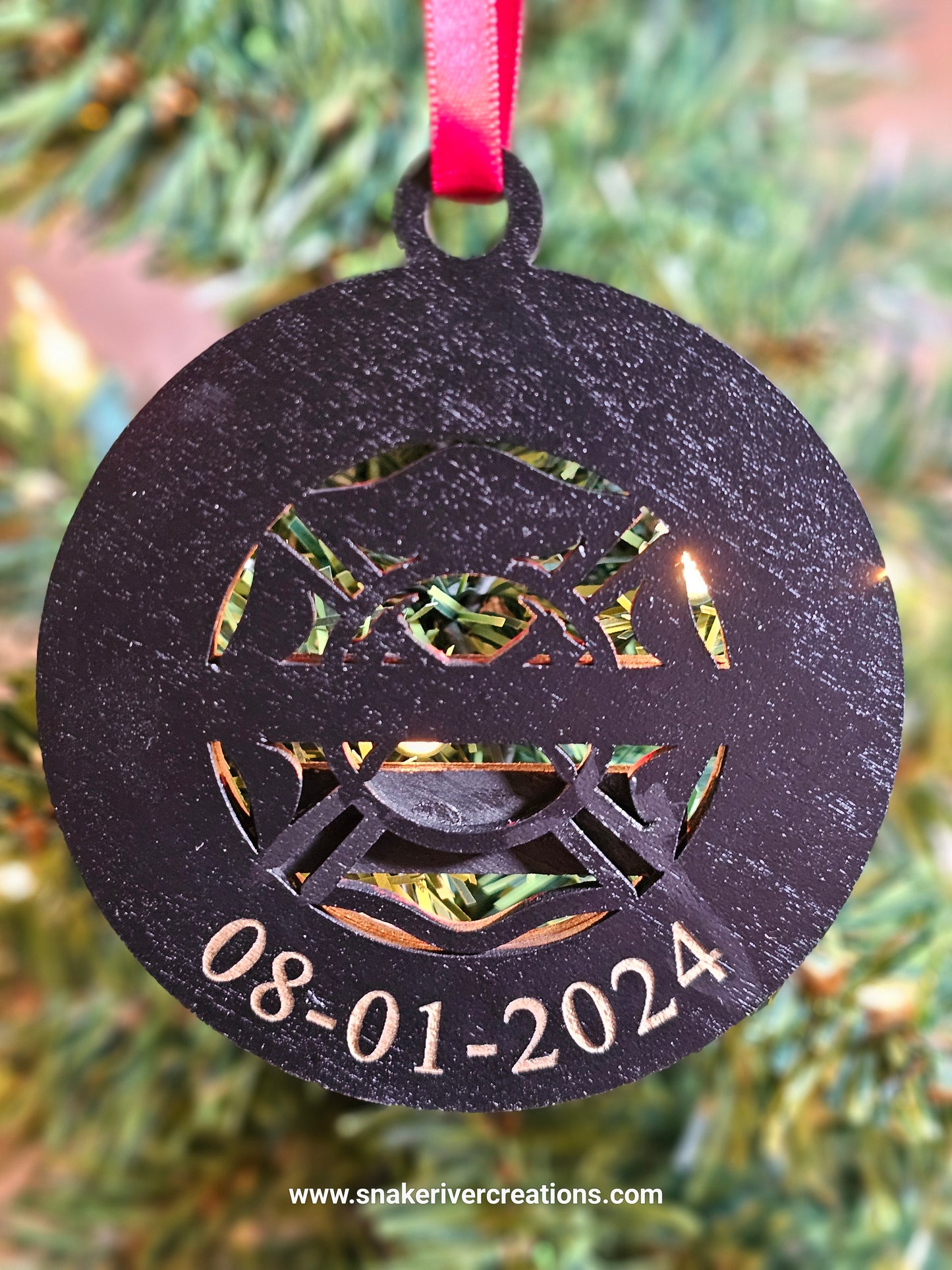 Personalized Wooden First Responder Ornaments