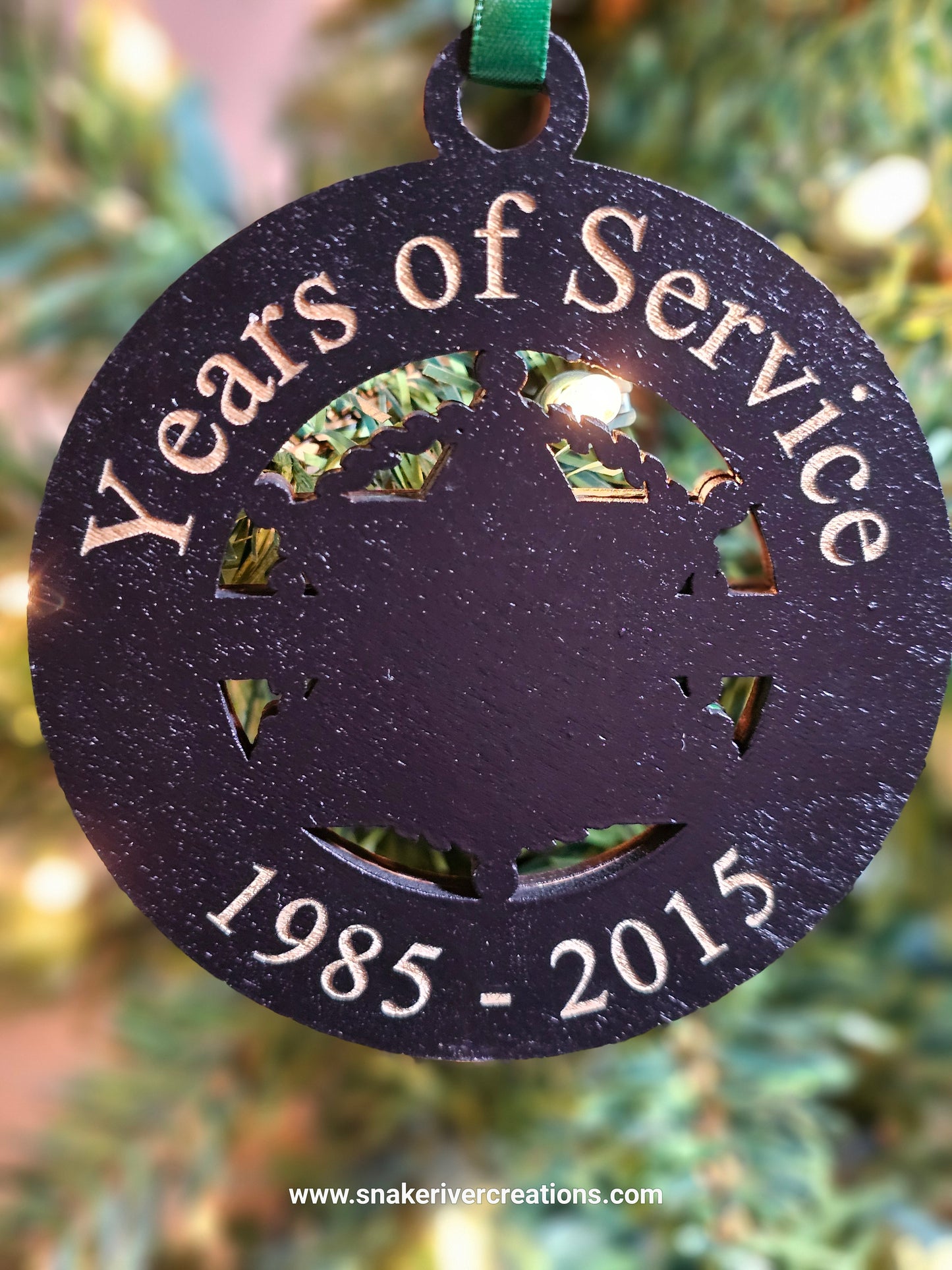 Personalized Wooden First Responder Ornaments