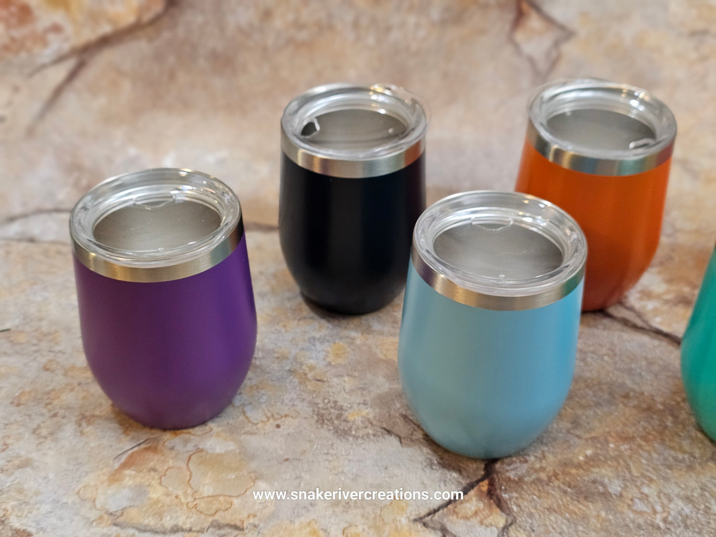 Personalized 12oz Wine Tumblers - For the Wine Lover in Your Life - Or You.
