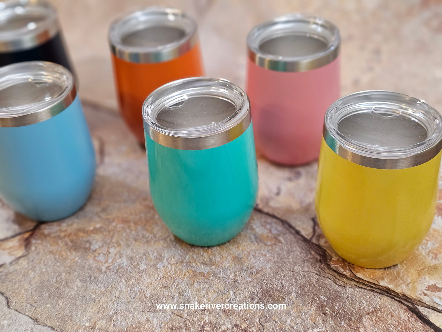 Personalized 12oz Wine Tumblers - For the Wine Lover in Your Life - Or You.