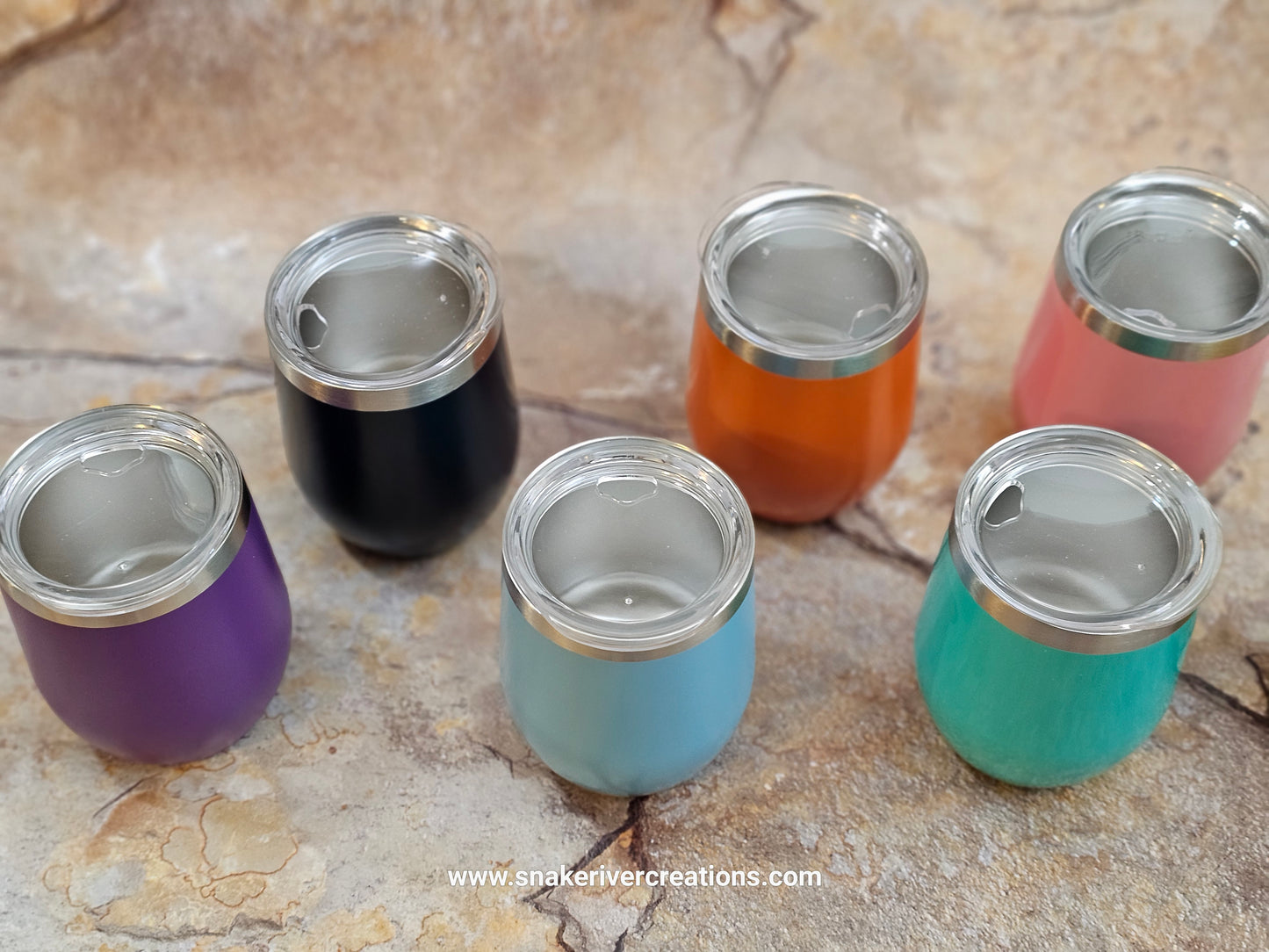 Personalized 12oz Wine Tumblers - For the Wine Lover in Your Life - Or You.