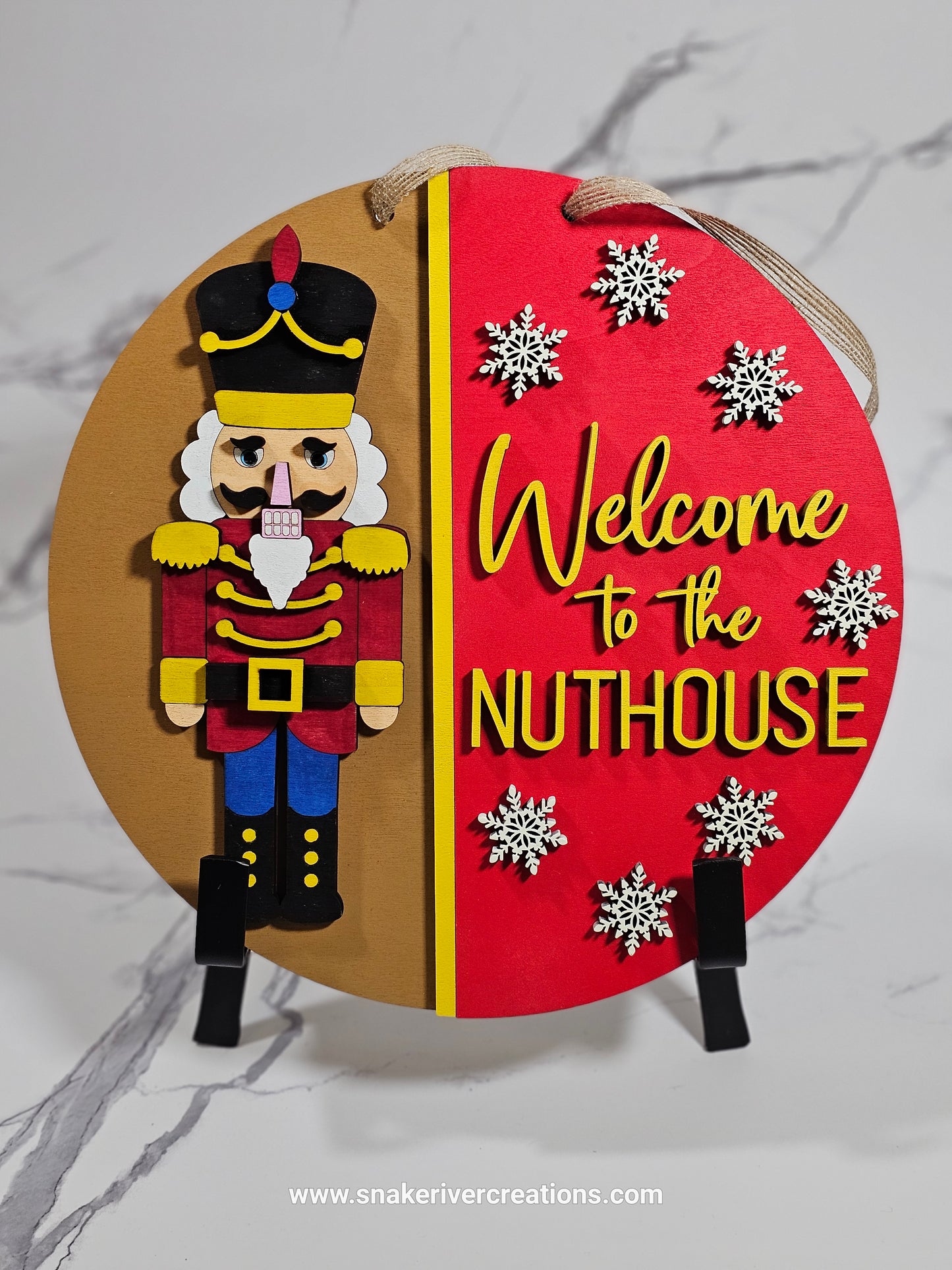 Nutcracker Wall Sign or Door Hanger 11 inch Size