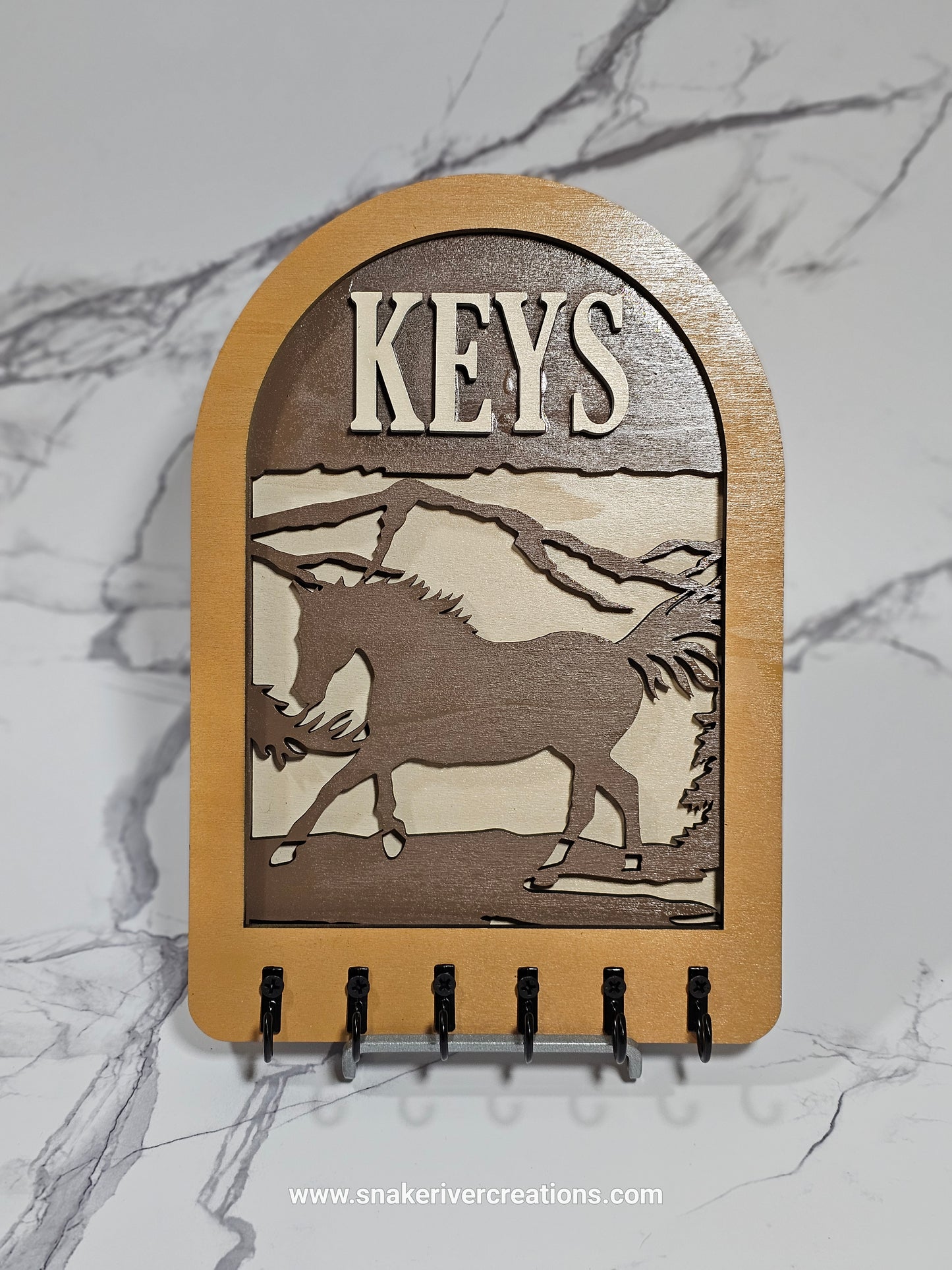 Key Hanger - Multi-Layer Hand Painted Many Images Available