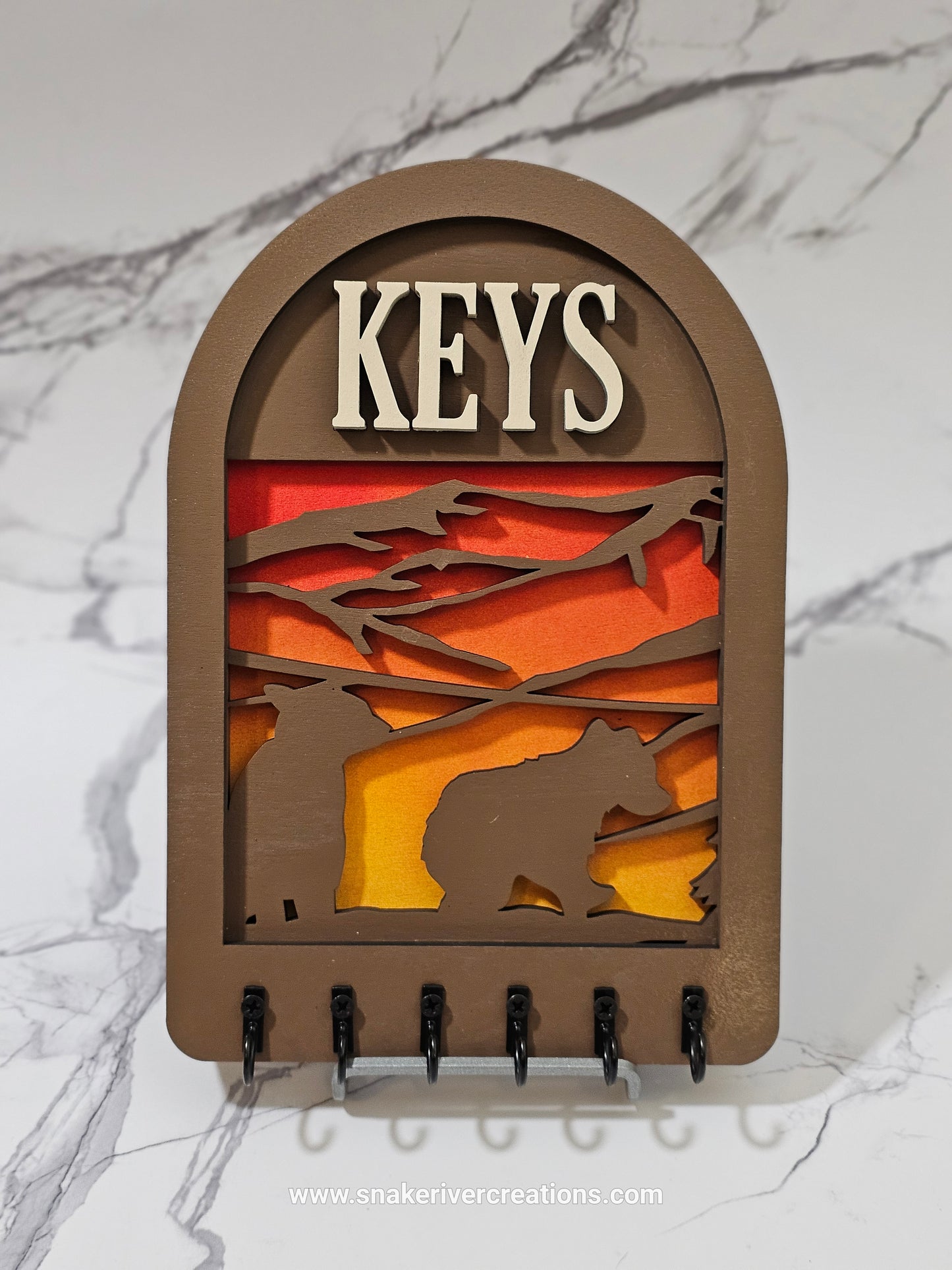 Key Hanger - Multi-Layer Hand Painted Many Images Available