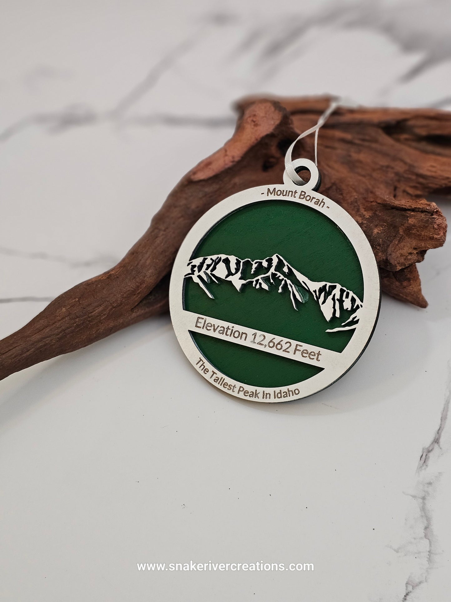 Mount Borah Keepsake Ornament - Hand Painted