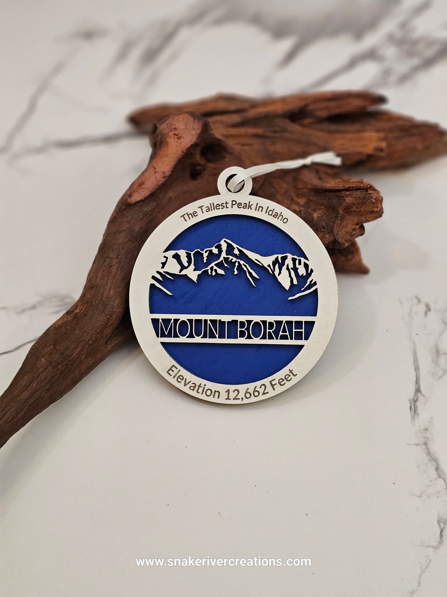 Mount Borah Keepsake Ornament - Hand Painted