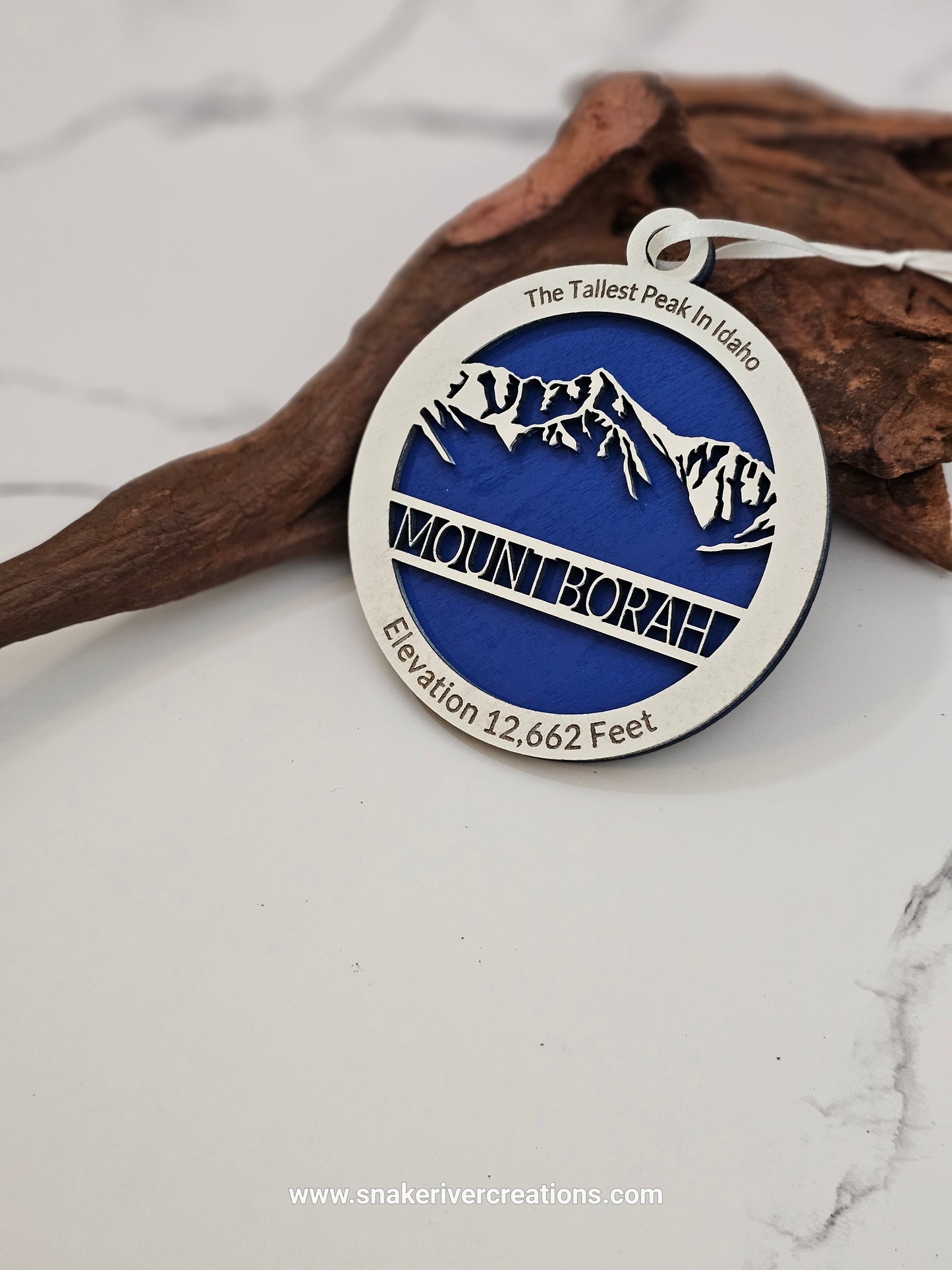 Mount Borah Keepsake Ornament - Hand Painted