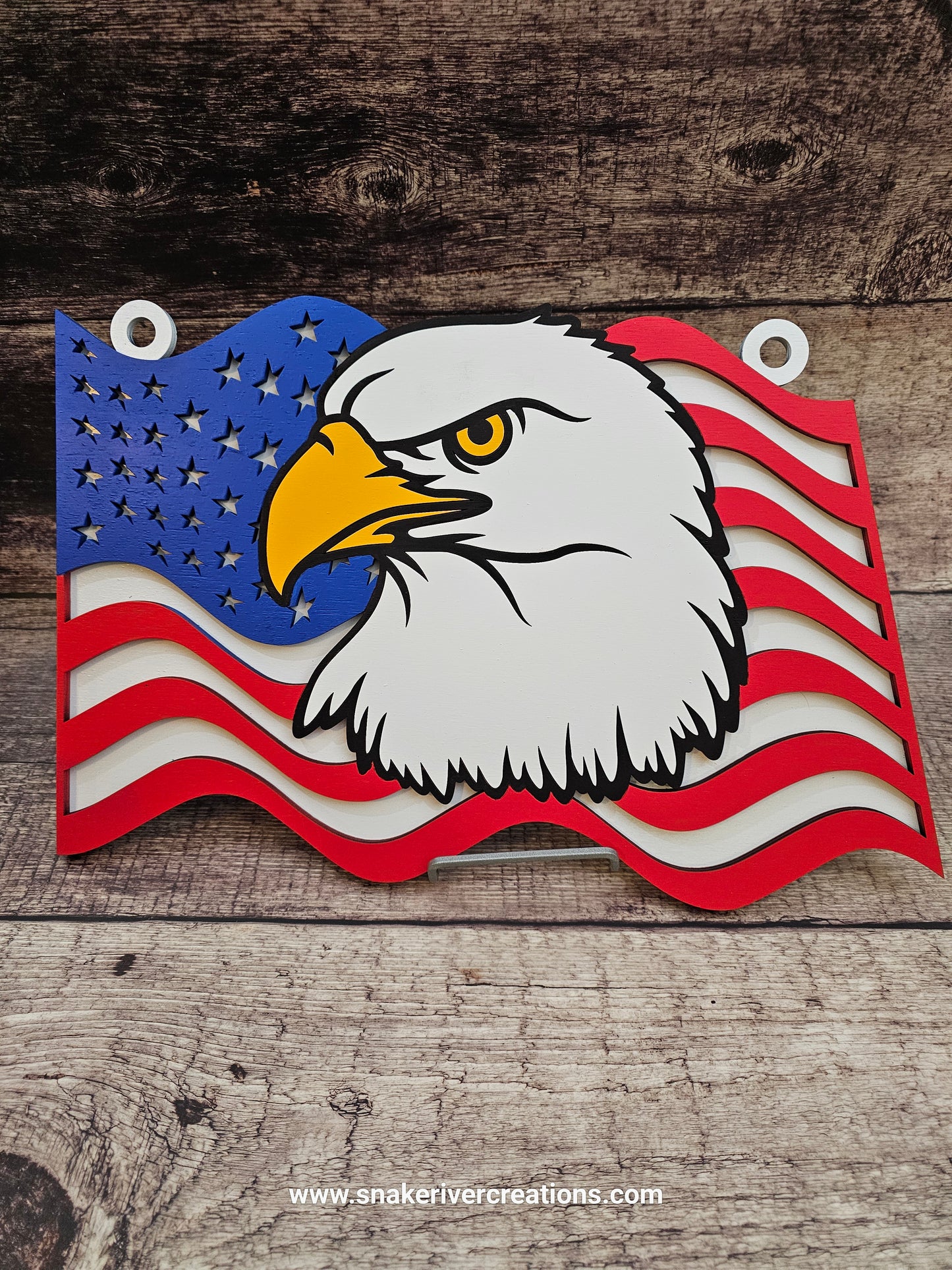 All American Flag Collection - Laser Cut and Hand Painted