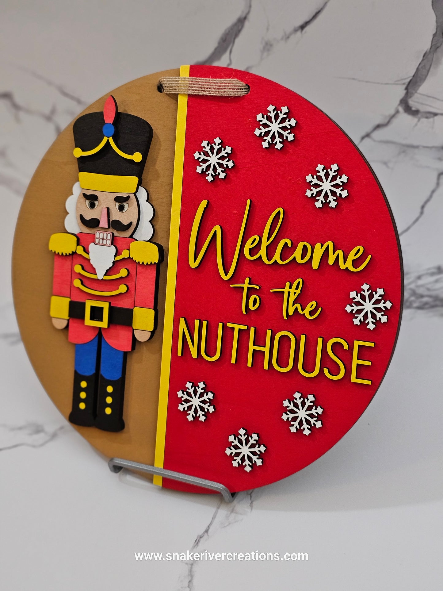 Nutcracker Wall Sign or Door Hanger 11 inch Size