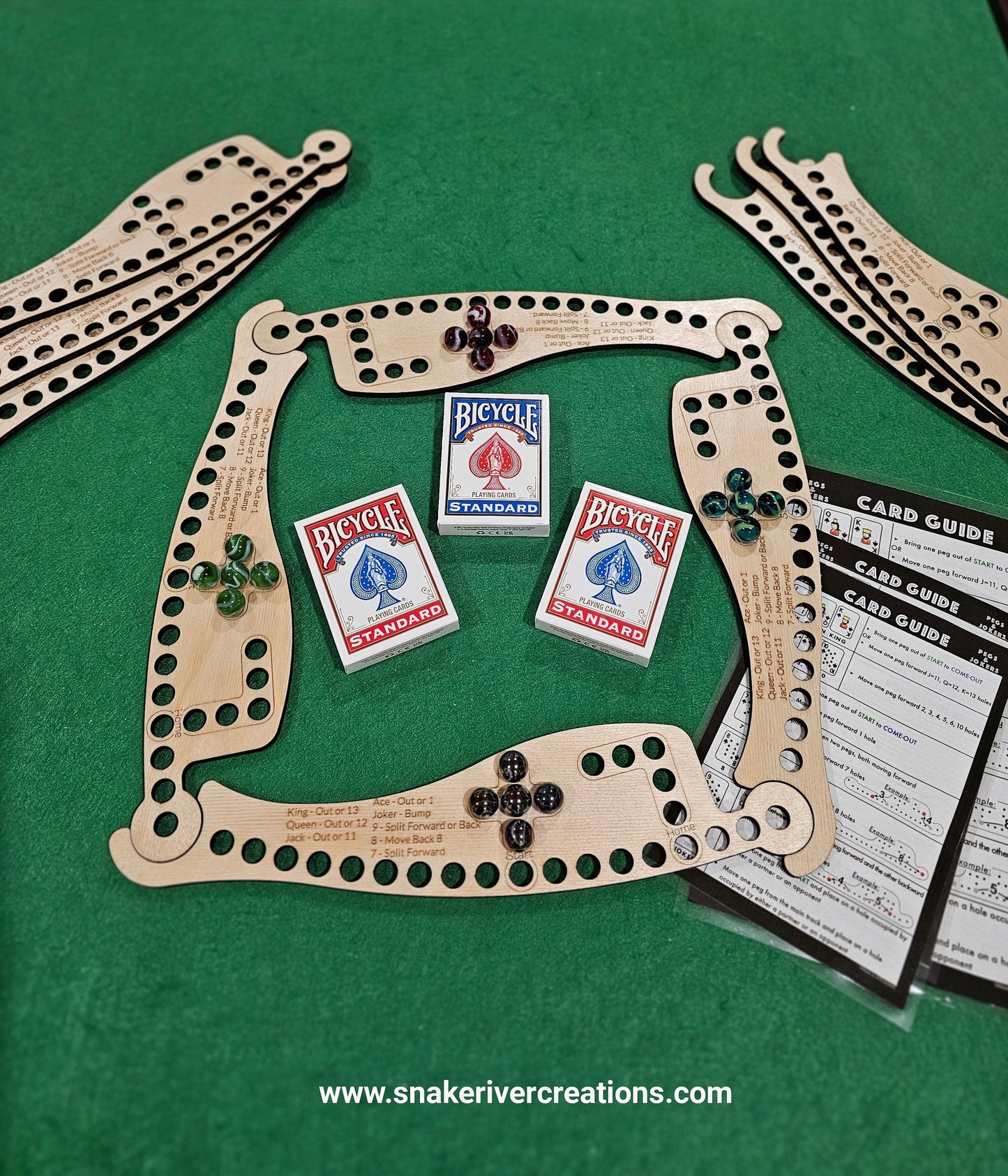 Marbles and Jokers Game for up to 10 players included