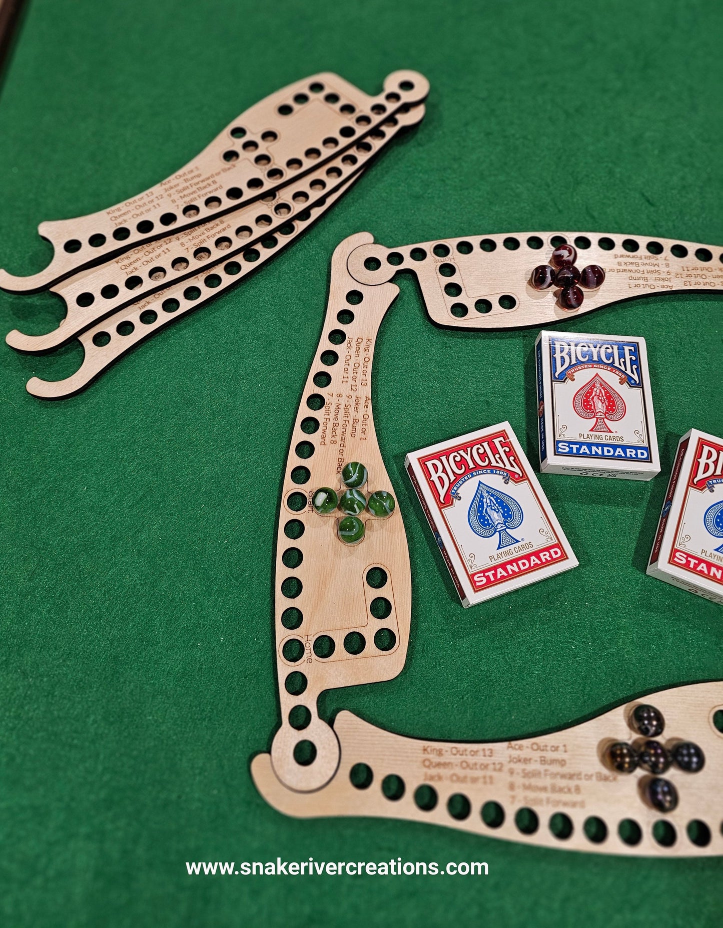 Marbles and Jokers Game for up to 10 players included