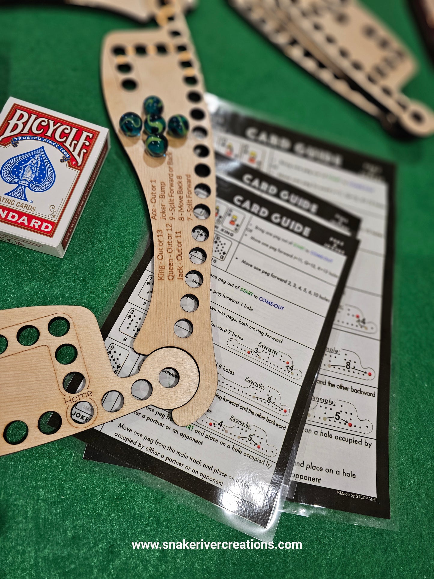 Marbles and Jokers Game for up to 10 players included