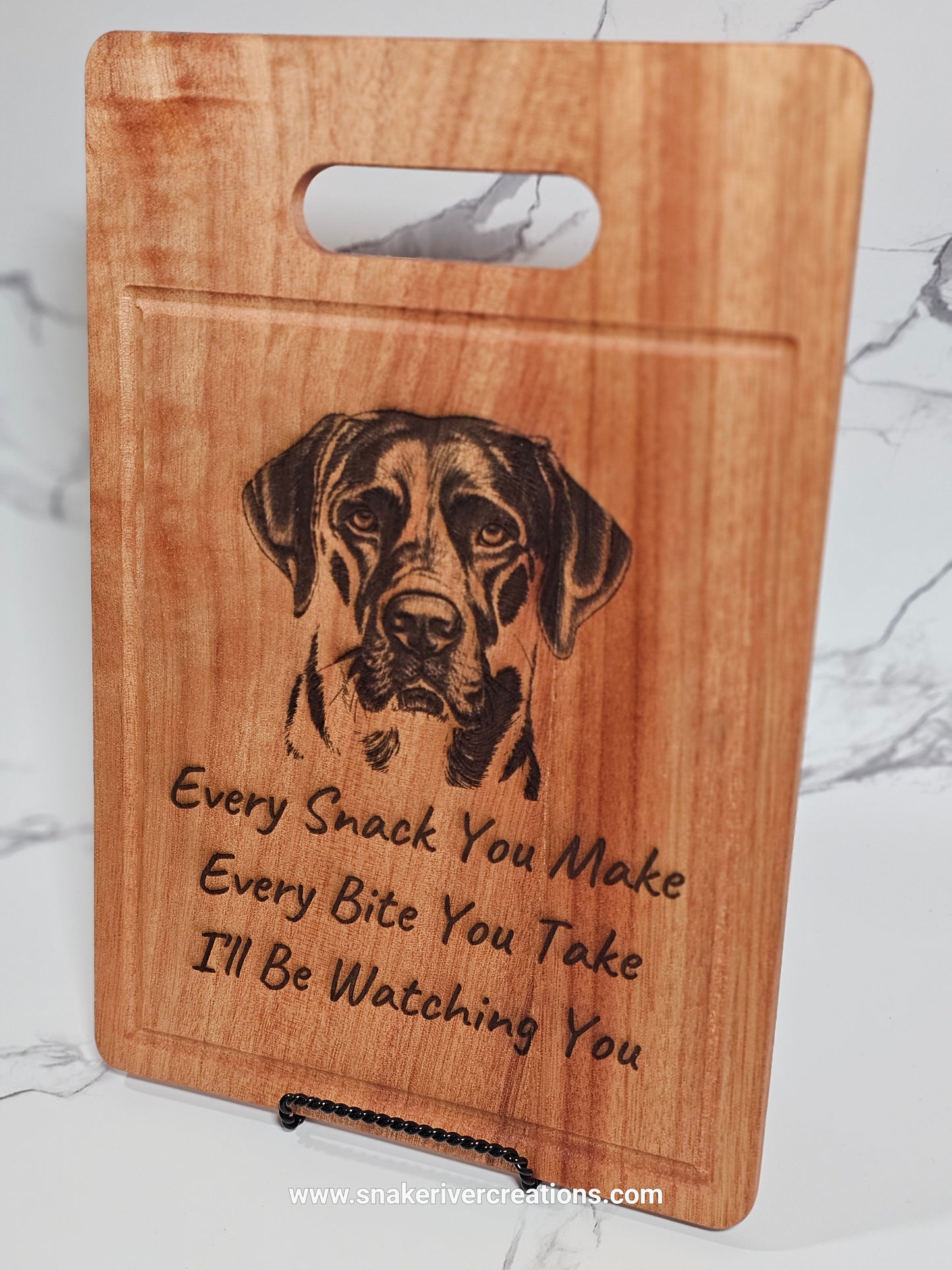 Labrador Serving Board - Every Snack You Make I'll Be Watching You