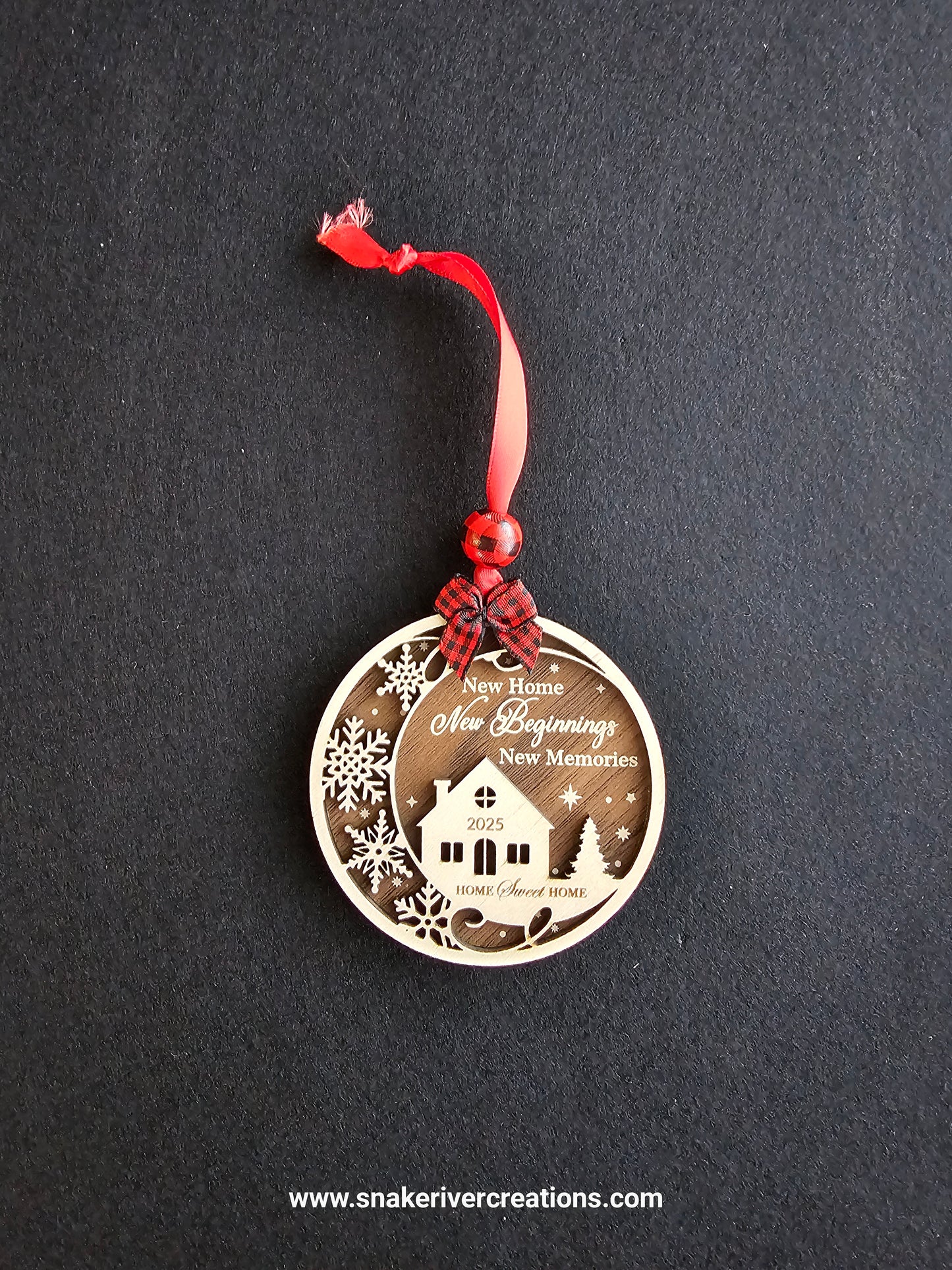 Realtor Closing Gift • First Home Ornament • Personalized Keepsake • Snake River Creations