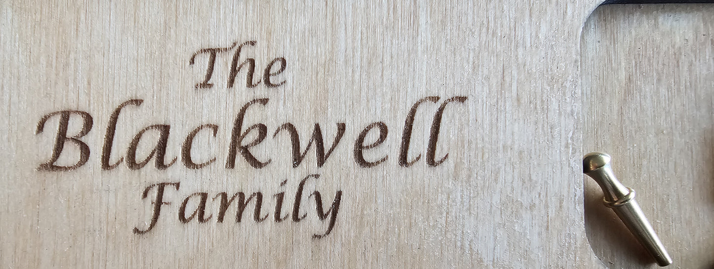 Handmade Wooden Travel Oval Cribbage Board | Gift for Campers, RV and Outdoor Lovers