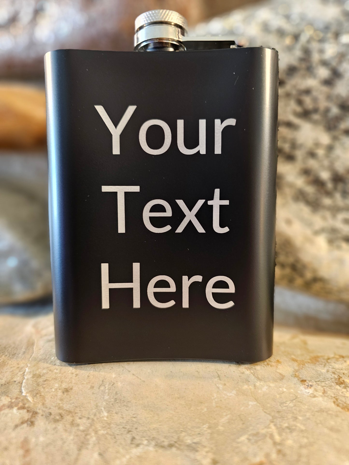 Personalized Stainless Steel Drinking Flask 8oz - Many Great Options to Choose From