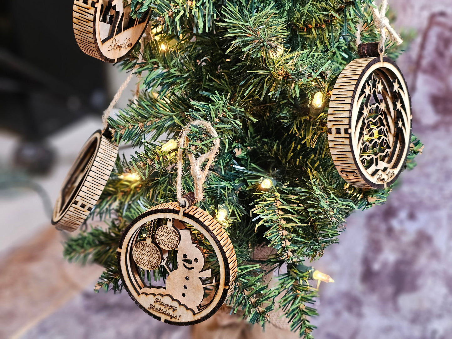 3D Ornaments - Several Fun Designs to Choose From - 3 Layers