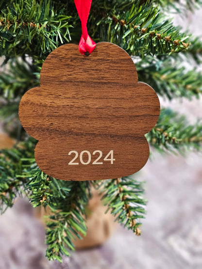 Personalized Wooden Dog and Cat Ornaments