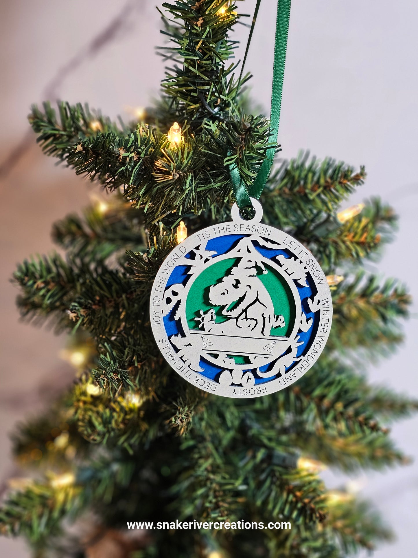 Personalized Multi-Layer Hand Painted Tiny Tot Childrens Ornament