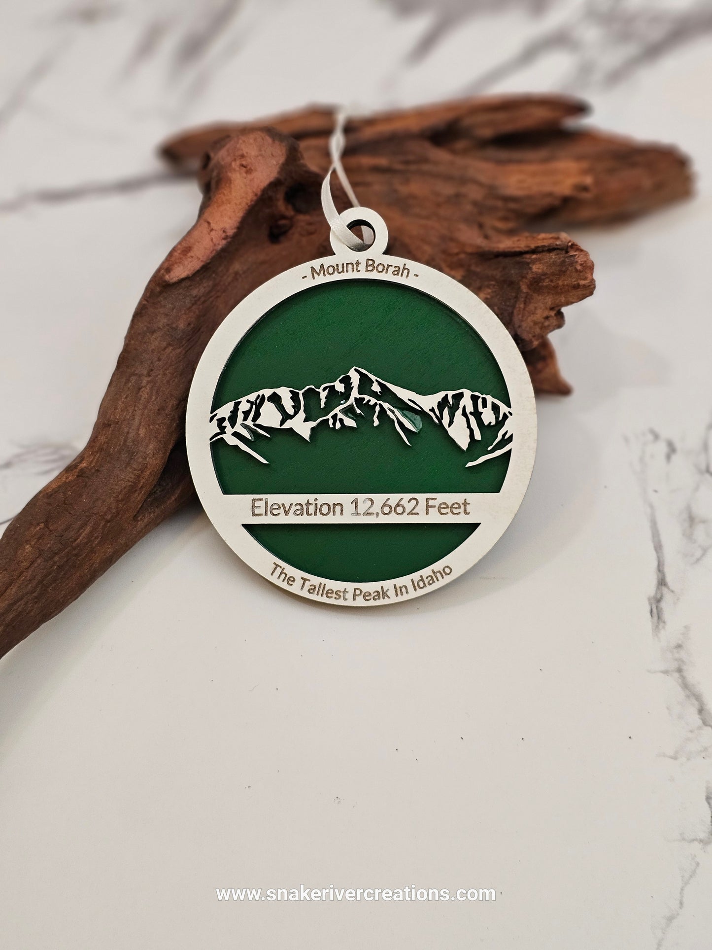 Mount Borah Keepsake Ornament - Hand Painted
