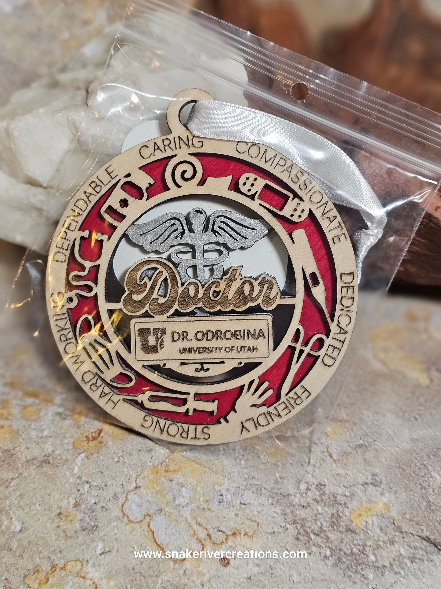 Personalized Medical Ornaments, Doctor, Nurse, Physician and Staff