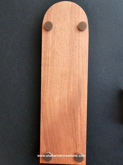 Handcrafted Hardwood Cribbage Board – 2-Track Game Set with Pegs, Bag & Cards
