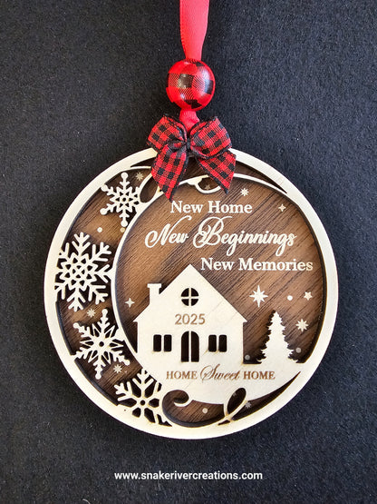 Realtor Closing Gift • First Home Ornament • Personalized Keepsake • Snake River Creations