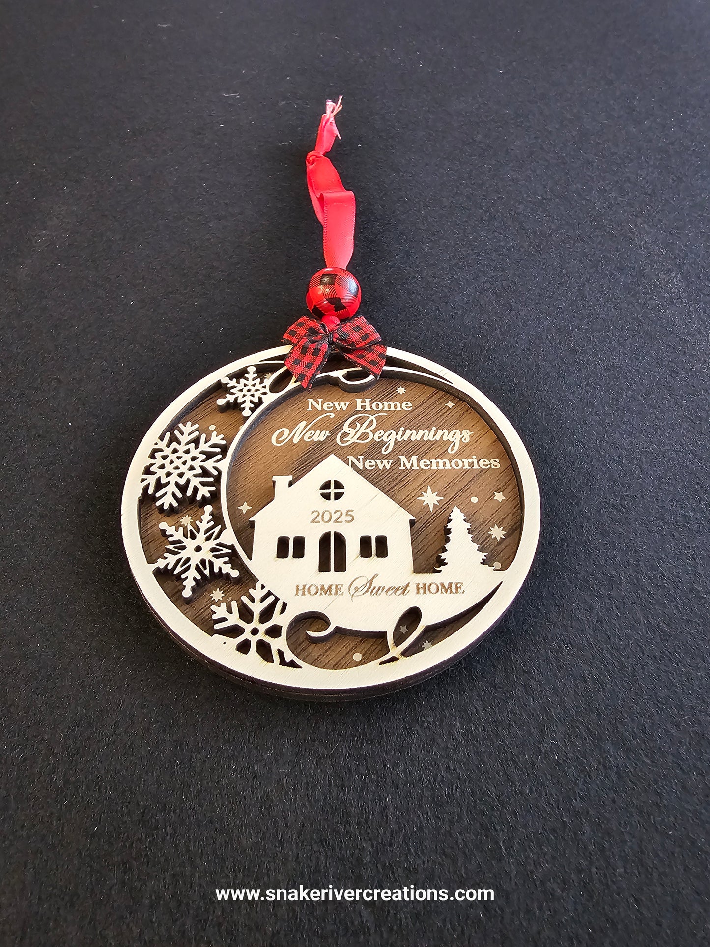 Realtor Closing Gift • First Home Ornament • Personalized Keepsake • Snake River Creations