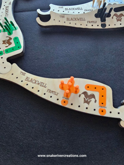 Pegs & Jokers Game Set – Up to 8 Players | Complete Family Board Game | Handmade Wooden Game Boards | Cards, Pegs & Instructions Included