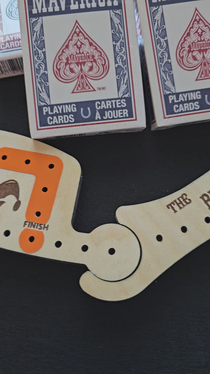 Pegs & Jokers Game Set – Up to 8 Players | Complete Family Board Game | Handmade Wooden Game Boards | Cards, Pegs & Instructions Included